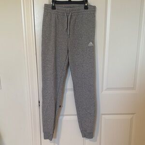 adidas Heather Gray Drawstring Joggers